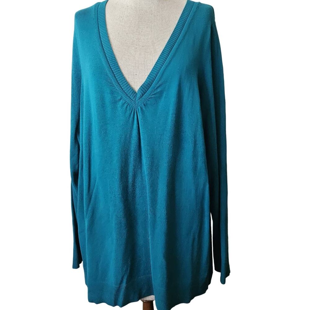 Lane Bryant Blue Lightweight Sweater Size 18